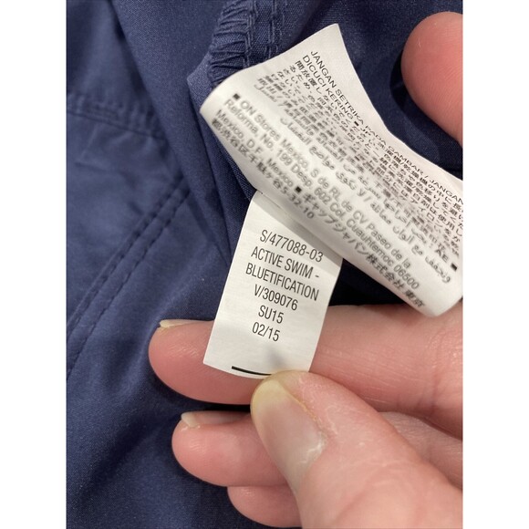 Old Navy Active Shorts Mens Size large Swim Blue Black Trunks 2 Pairs - Picture 8 of 10